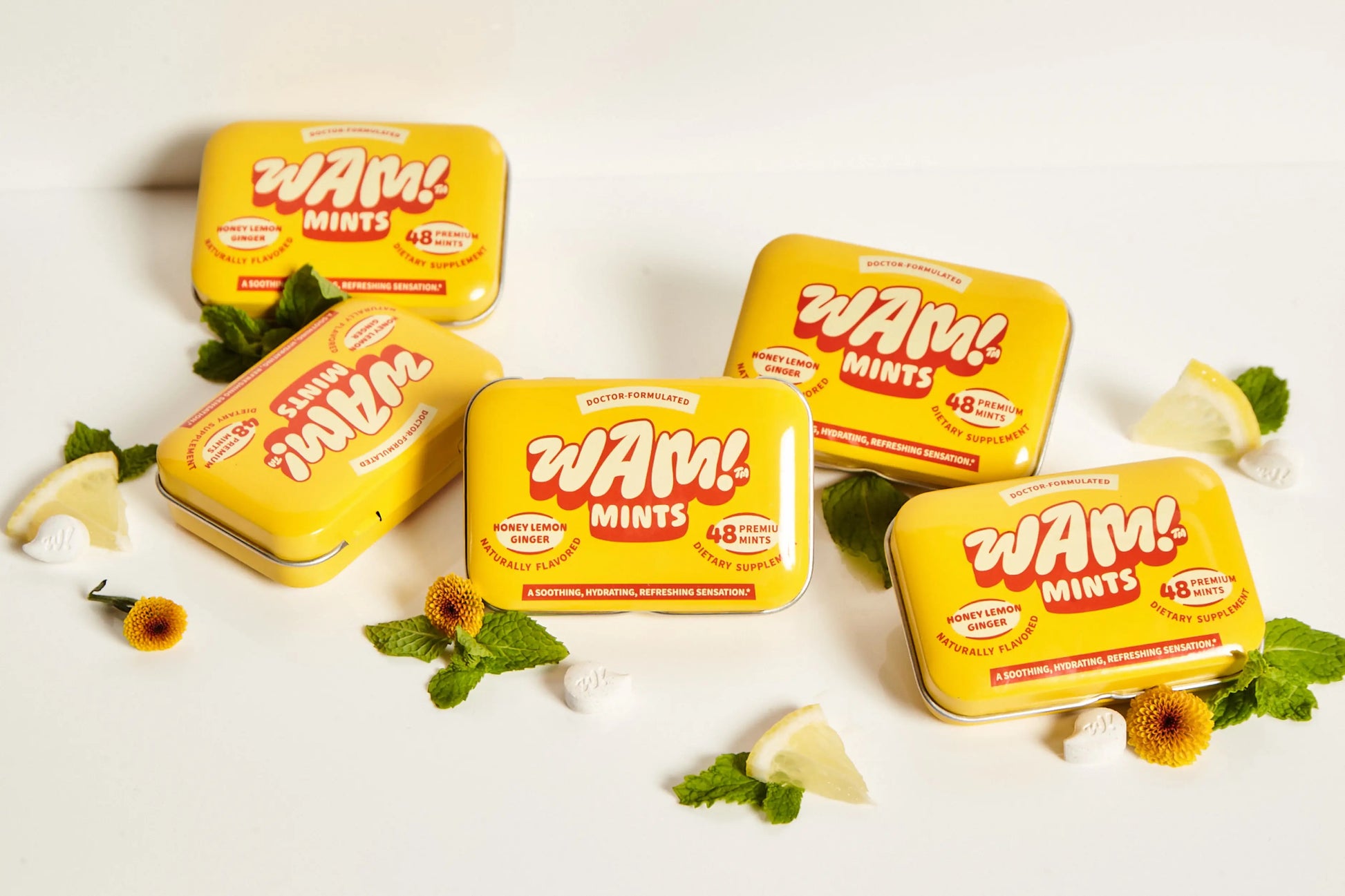 Honey Lemon Ginger Mints Wam! Mints