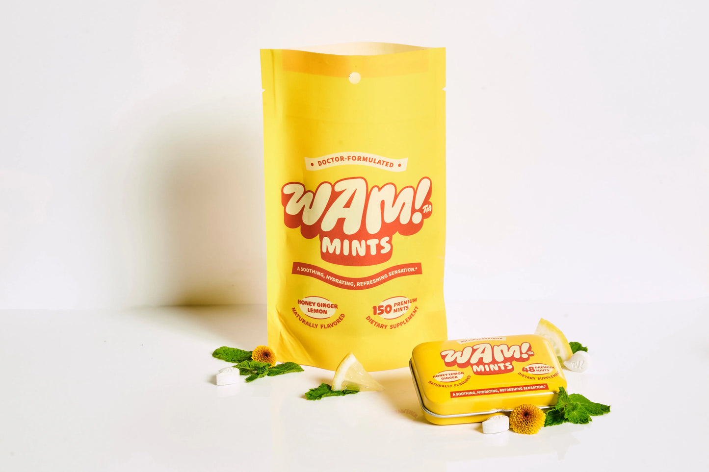 Honey Lemon Ginger Mints Wam! Mints