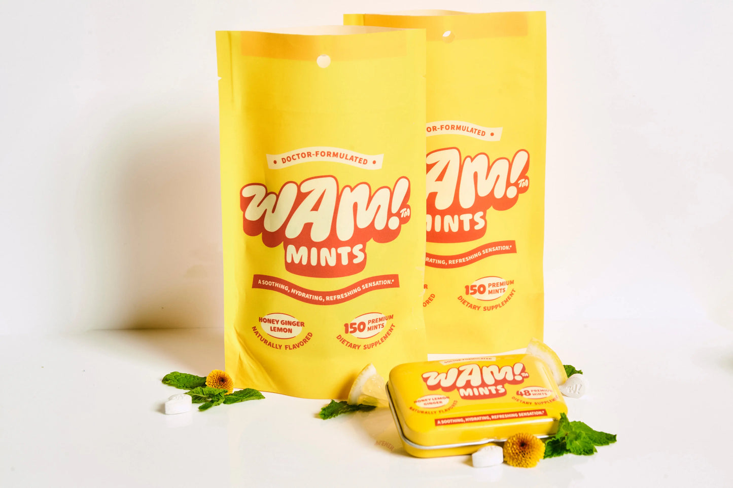 Honey Lemon Ginger Mints Wam! Mints