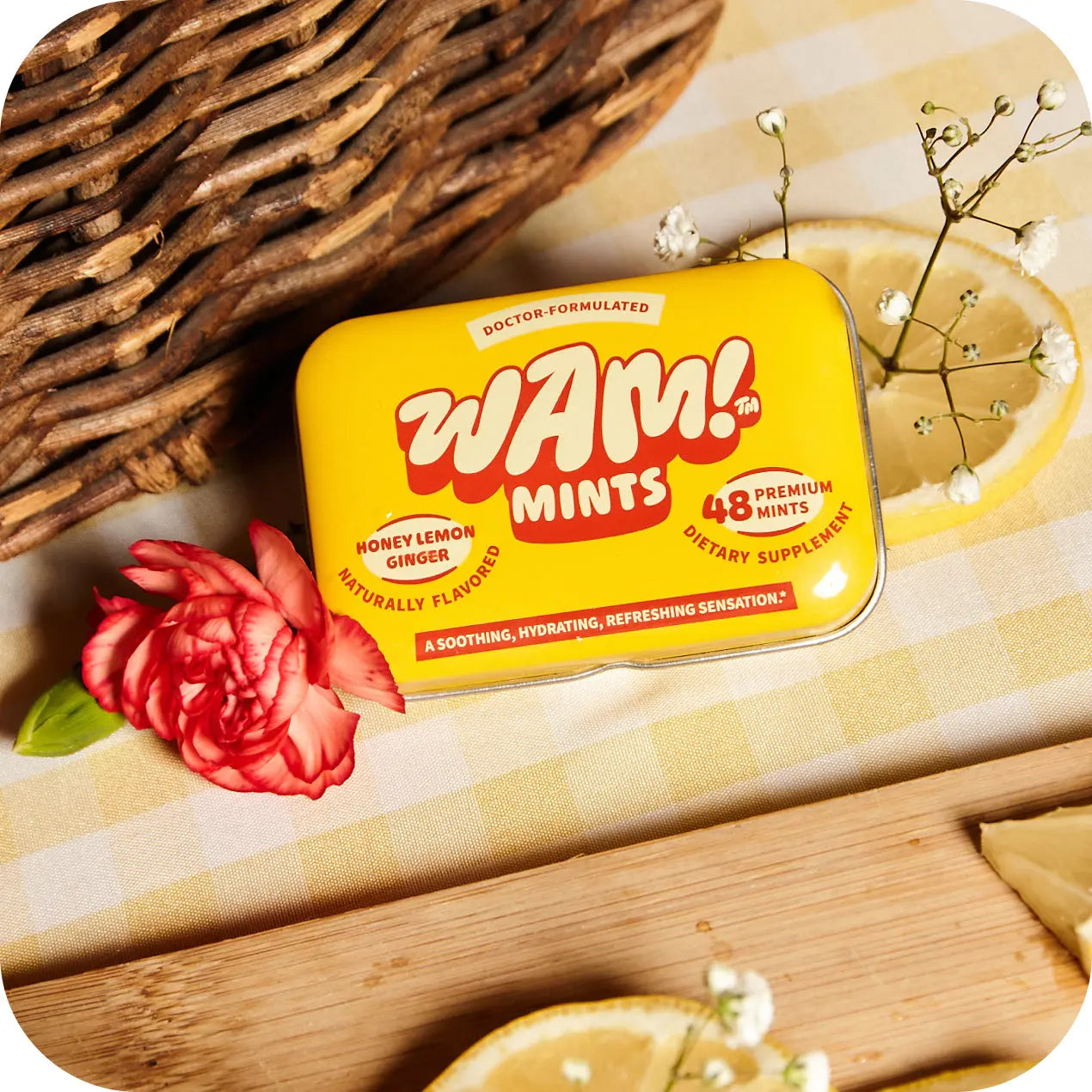 Honey Lemon Ginger Mints Wam! Mints